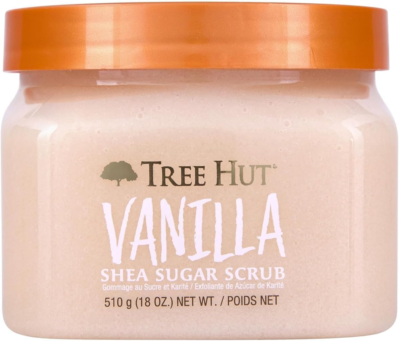 ✨ Tree Hut Vanilla Sugar Body Scrub – 18 Oz