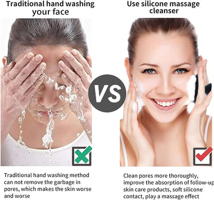 🔮 Silicone Face Scrubber – Deep Cleansing Brush