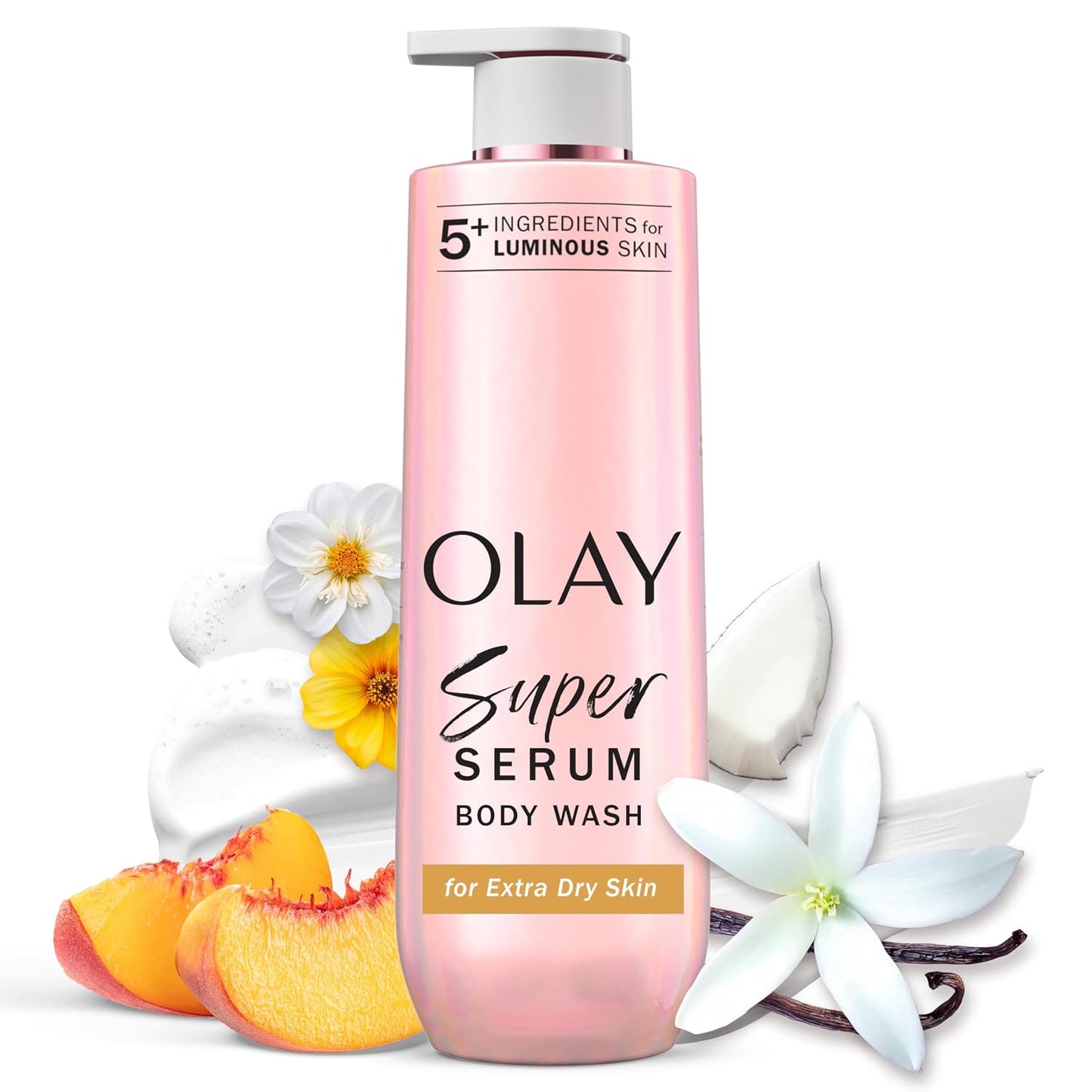 🌟 Olay Super Serum Body Wash – 5-in-1 Glow