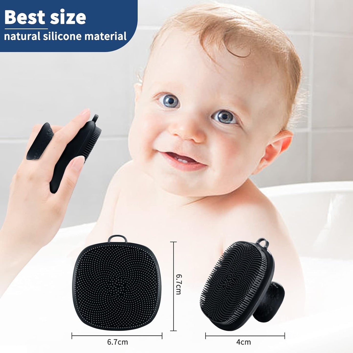 🔮 Silicone Face Scrubber – Deep Cleansing Brush