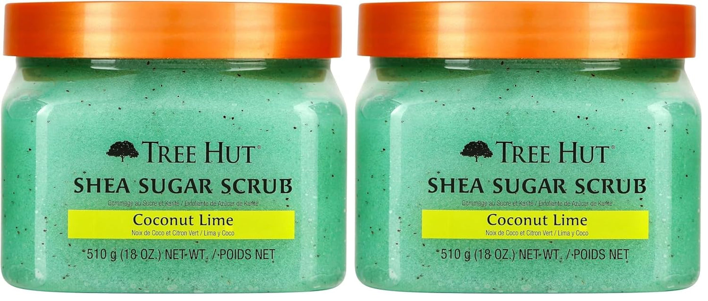 ✨ Tree Hut Vanilla Sugar Body Scrub – 18 Oz