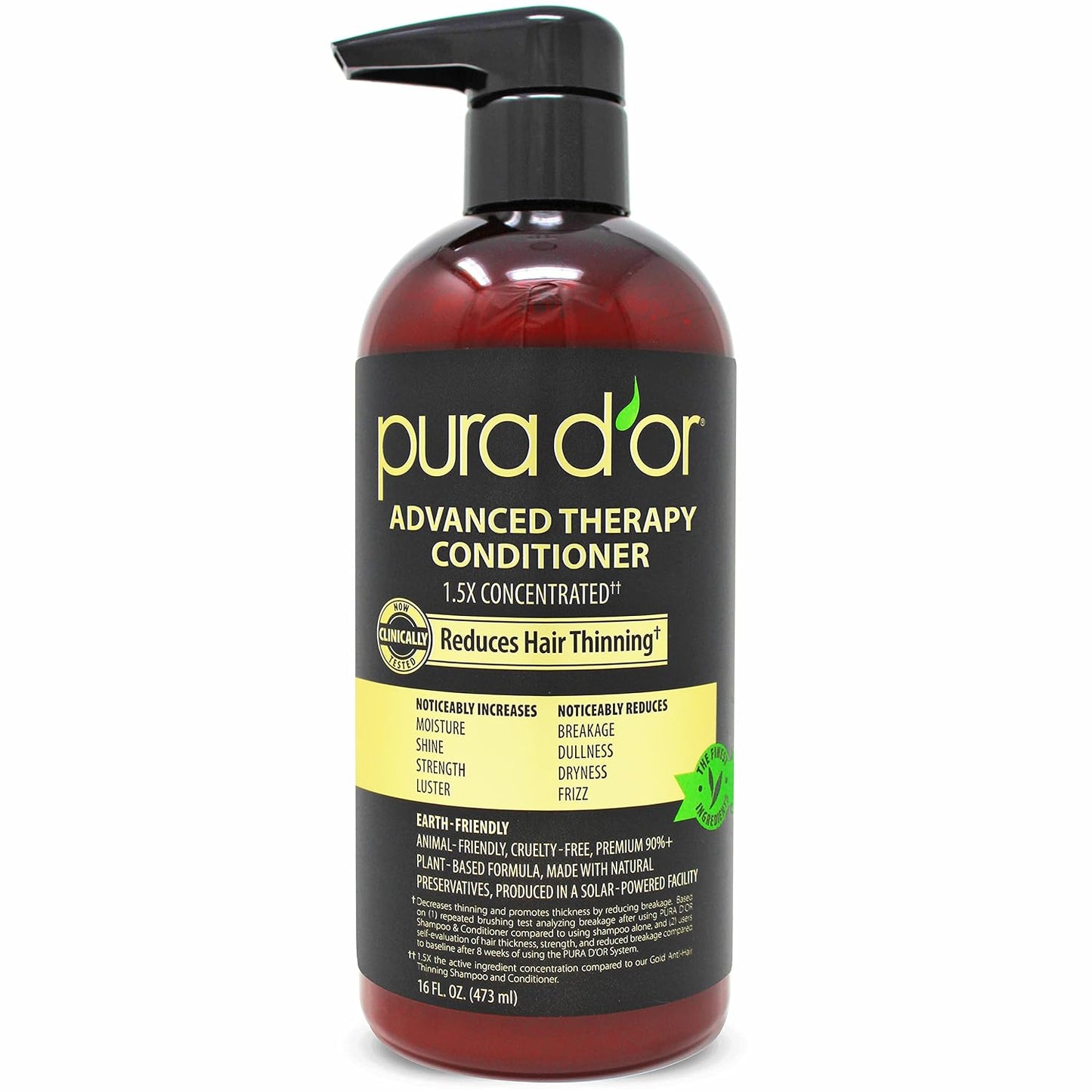 🌿 PURA D’OR Gold Label Anti-Thinning Shampoo & Conditioner