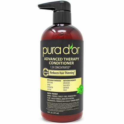🌿 PURA D’OR Gold Label Anti-Thinning Shampoo & Conditioner