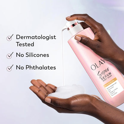 🌟 Olay Super Serum Body Wash – 5-in-1 Glow