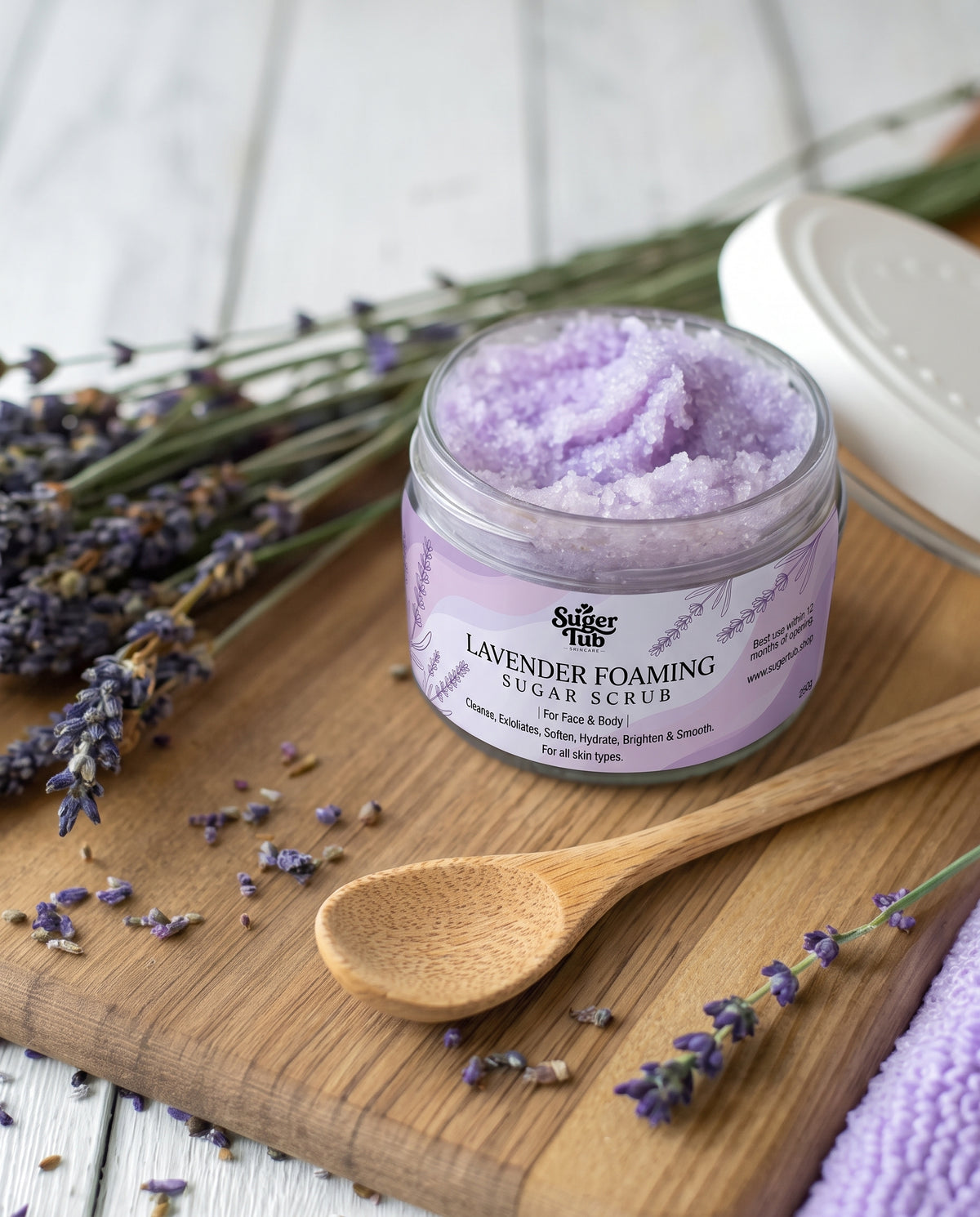 Lavender Foaming Sugar Scrub