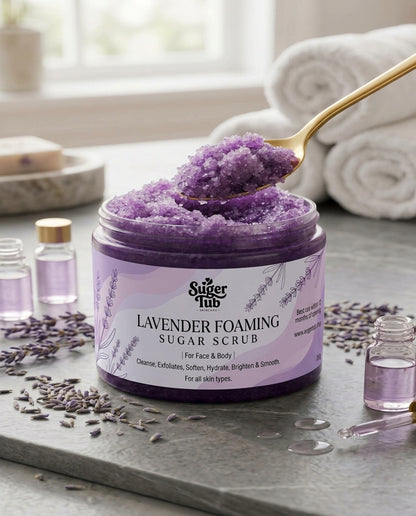 Lavender Foaming Sugar Scrub