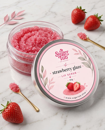 Strawberry Glaze Lip Scrub