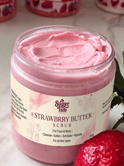 Strawberry Butter Scrub