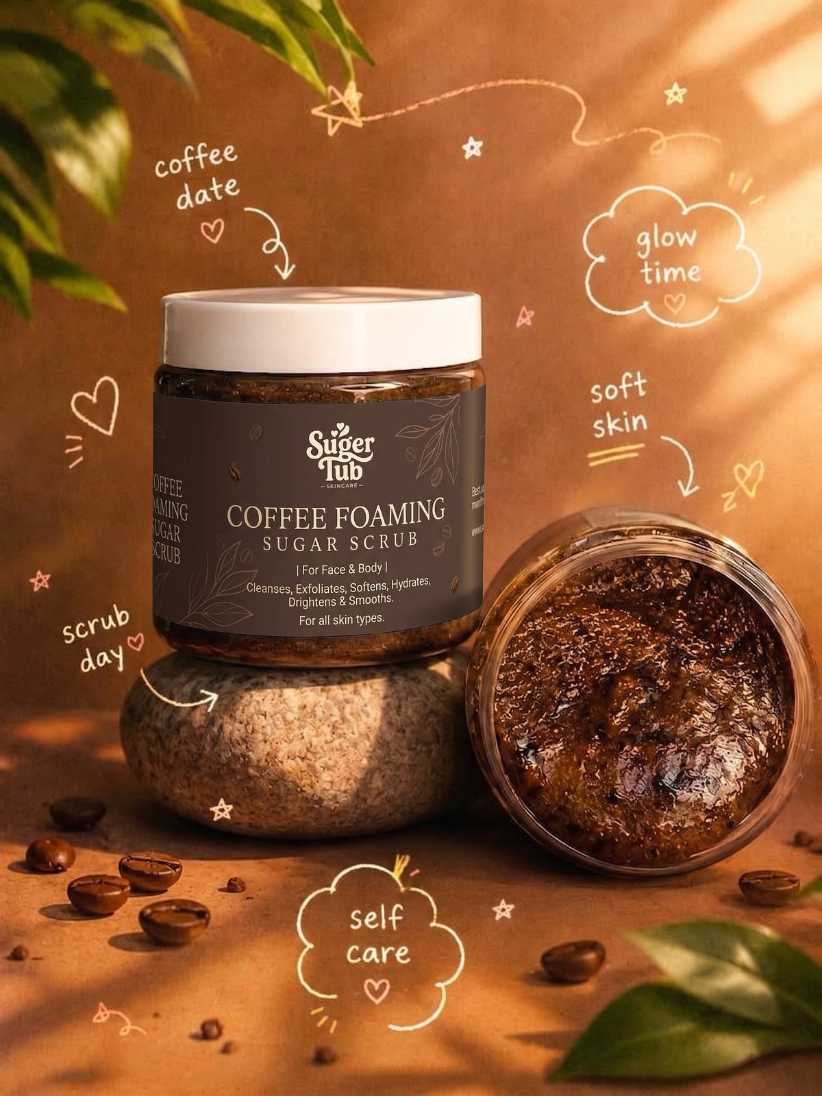 Coffee Foaming Sugar Scrub